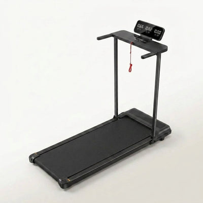 Home Treadmill Built for Small Spaces, 3.5HP Motor, Handle Bar, 400LB Capacity, Large Screen