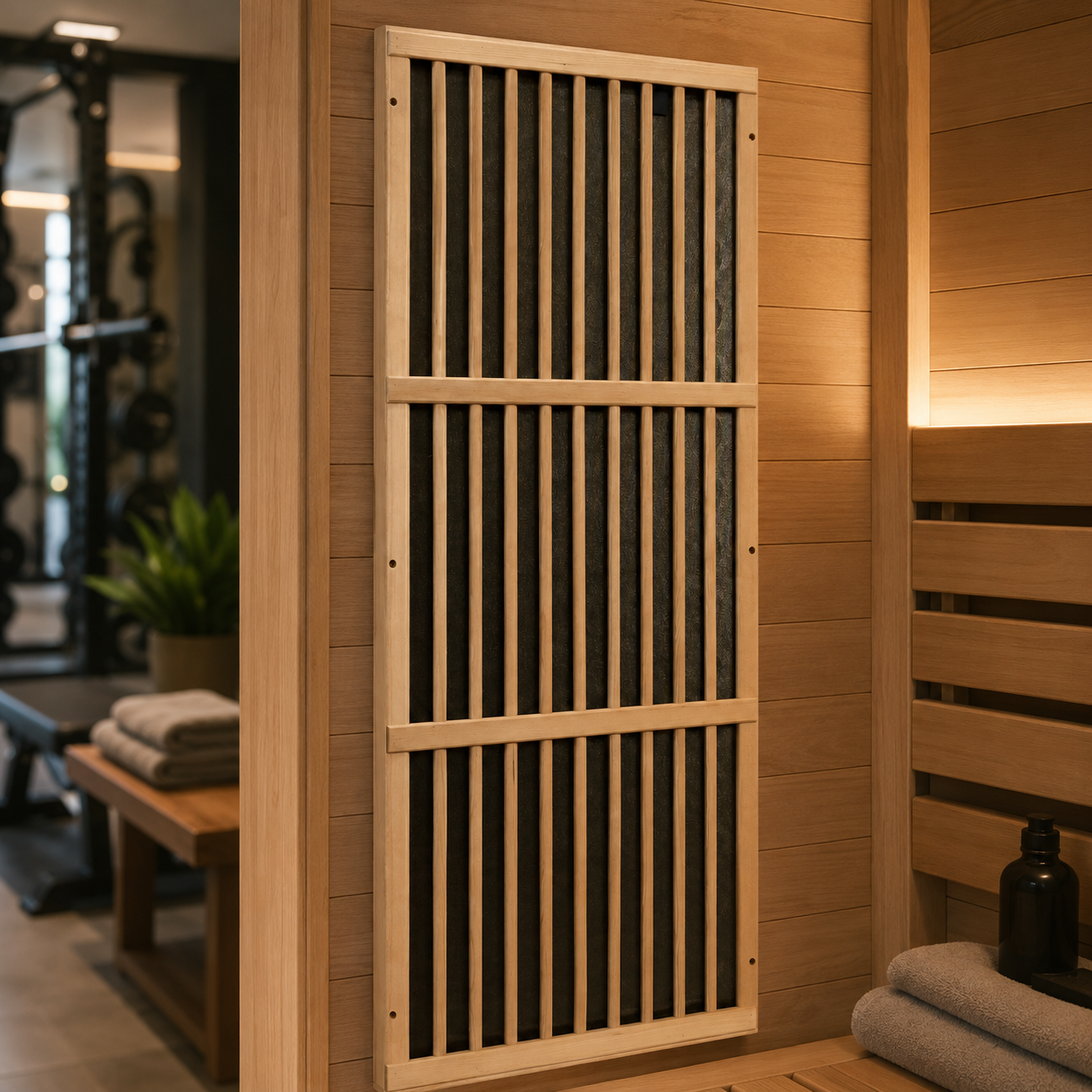 2-Person Carbon Infrared Sauna - Canadian Hemlock Wooden Sauna - 1700 Watts - Premium Audio
