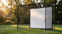 10/12/14Ft Outdoor Golf Training Simulator Cage Sports Practice Golf Simulator Enclosure with Impact Netting and All Poles — Lifestyle