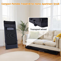 Walking Pad Treadmill with Handle Bar, 3.5HP Electric Treadmill with Handles for Home Small, 2026 Upgrade Walking Pad Treadmill with Handle Bar and Big Screen, 0.6-10.0MPH, 400LBS