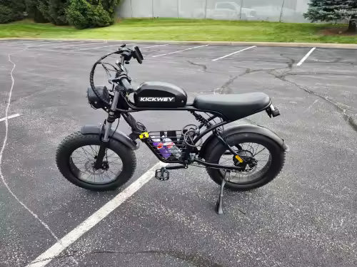 Kickwey K7 Electric bike 1500W Motor 48V 23AH Adult Electric bicycle 20 Inch Fat Tire 32MPH 7-Speed Mountain Electric Bike