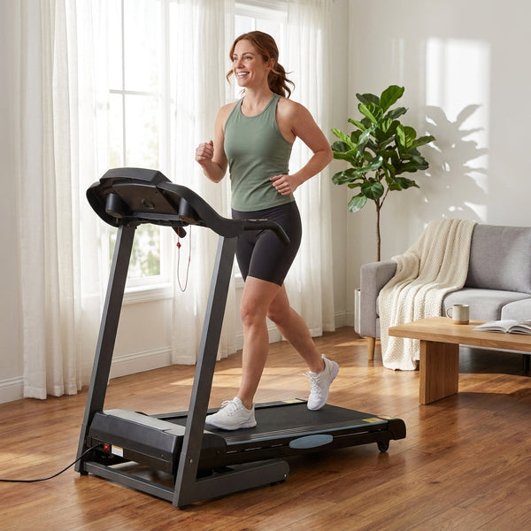 Foldable Treadmill Designed for Home Workouts, 2.5HP Motor, 12-Level Auto Incline, 15 Speed Presets