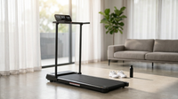 Walking Pad Treadmill with Handle Bar, 3.5HP Electric Treadmill with Handles for Home Small, 2026 Upgrade Walking Pad Treadmill with Handle Bar and Big Screen, 0.6-10.0MPH, 400LBS — Lifestyle