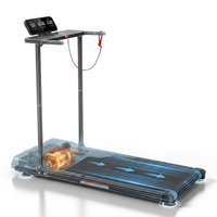 Walking Pad Treadmill with Handle Bar, 3.5HP Electric Treadmill with Handles for Home Small, 2026 Upgrade Walking Pad Treadmill with Handle Bar and Big Screen, 0.6-10.0MPH, 400LBS — How It Works